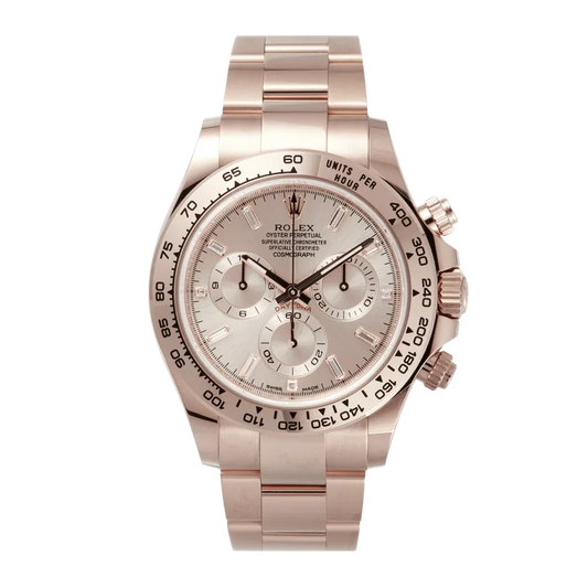 Rolex Daytona Rose Gold Pink Dial 116505-0017 Mens 40mm