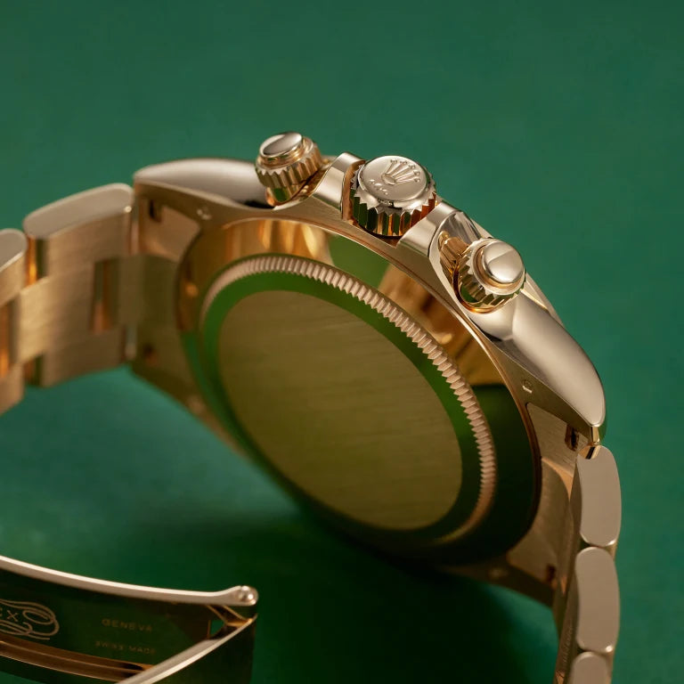 Rolex Daytona Yellow Gold Green Dial "John Mayer" 116508-0013 Mens 40mm