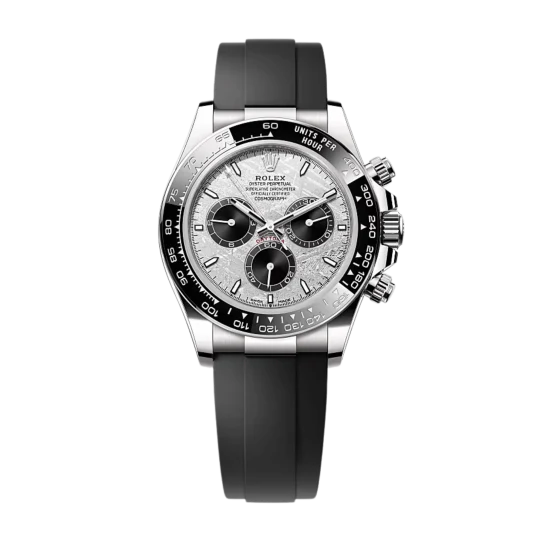 Rolex Daytona White Gold Oysterflex Meteorite Dial 126519LN-0007 Mens 40mm