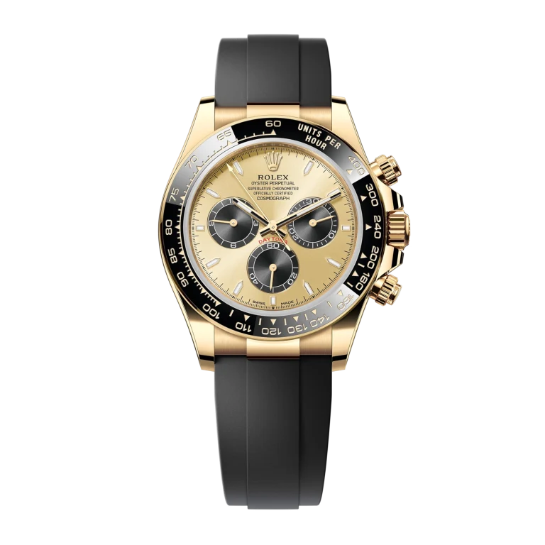 Rolex Daytona Yellow Gold Oysterflex Champagne Dial 126518LN-0012 40mm