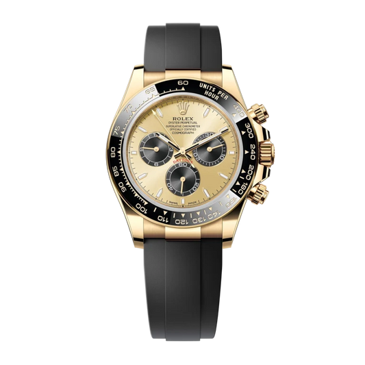 Rolex Daytona Yellow Gold Oysterflex Champagne Dial 126518LN-0012 40mm