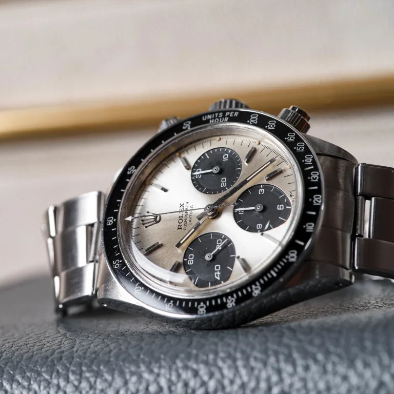 Rolex Daytona  "Big Red" Steel White Dial 6265 W 37mm