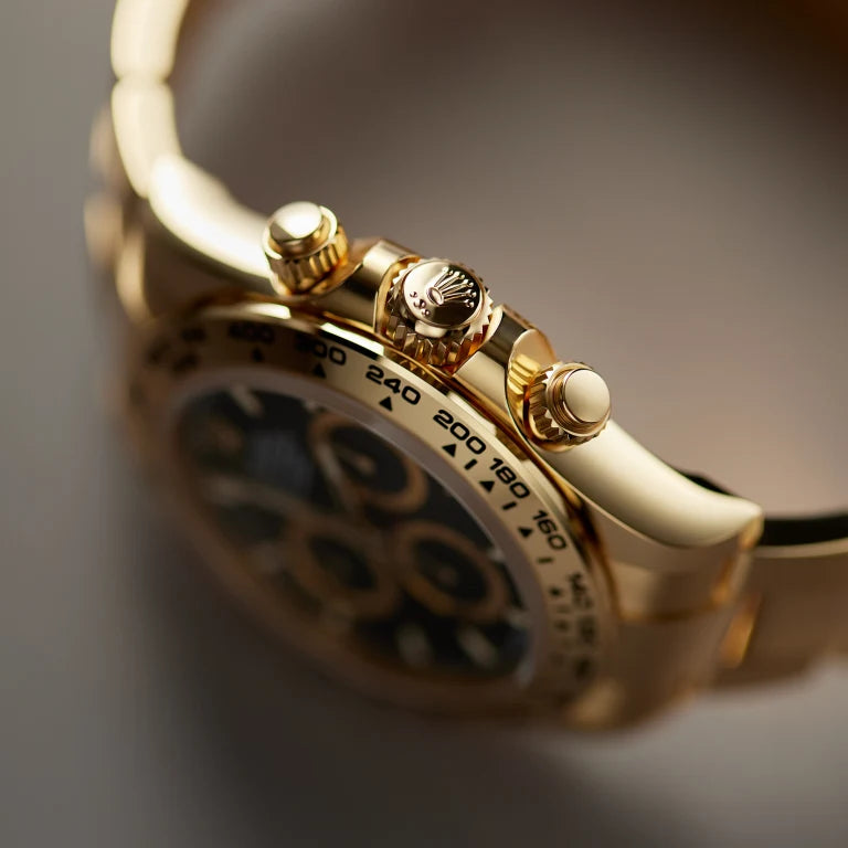 Rolex Daytona Yellow Gold Black Dial 126508-0004 Mens 40mm