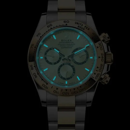 Rolex Daytona Yellow Gold & Steel Champagne Dial 126503-0004 Mens 40mm