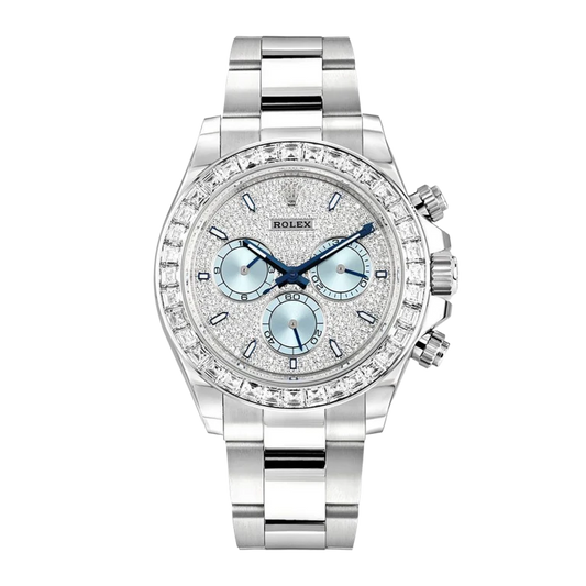 Rolex Daytona Platinum Diamond Pave Dial 126576TBR Pave Mens 40mm