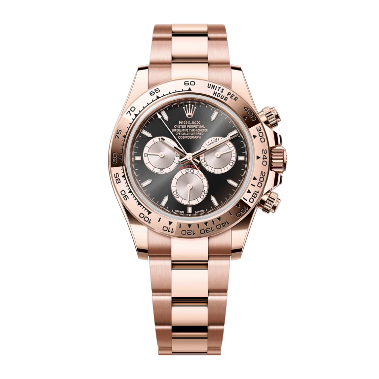 Rolex Daytona Rose Gold Black Dial 126505-0001 Mens 40mm