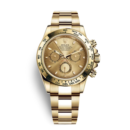 Rolex Daytona Yellow Gold Champagne Dial  116508-0003 Mens 40mm