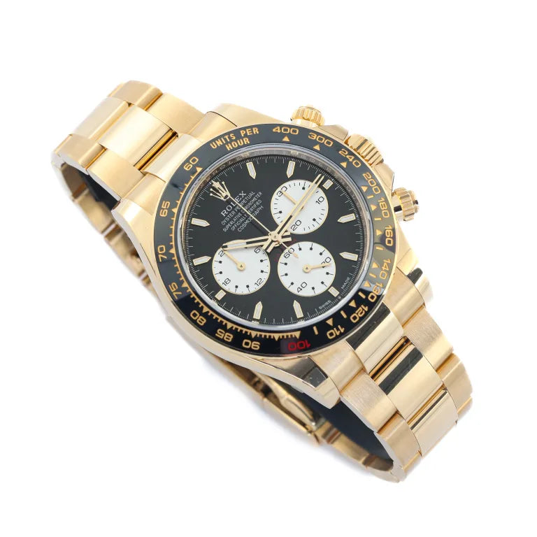 Rolex Daytona 100th Anniversary "Le Mans" Yellow Gold Black Dial 126528LN-0001 Mens 40mm