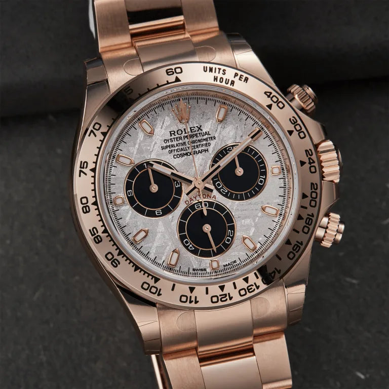 Rolex Daytona Rose Gold Meteorite Dial 116505-0014 Mens 40mm