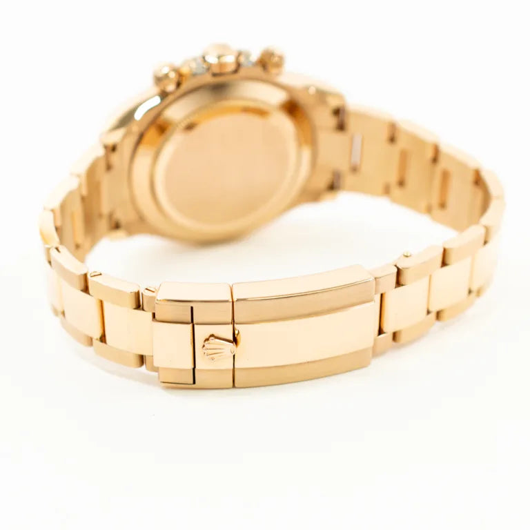 Rolex Daytona Rose Gold Rainbow Black Dial 116595RBOW-0001 Mens 40mm