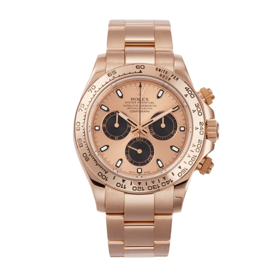 Rolex Daytona Rose Gold Pink Dial 116505-0009 Mens 40mm