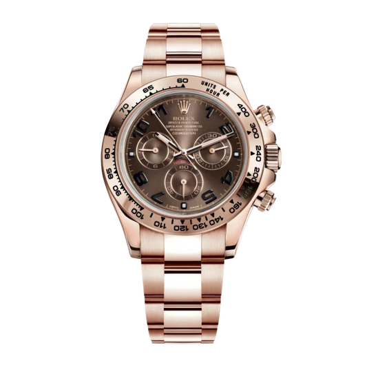 Rolex Daytona Rose Gold Brown Dial 116505-0004 Mens 40mm