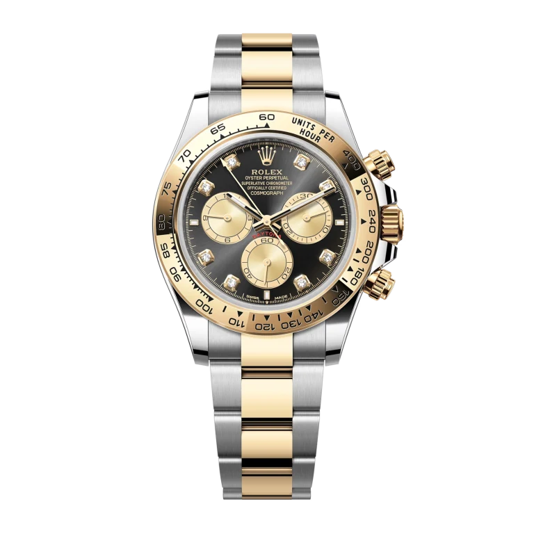 Rolex Daytona Yellow Gold & Steel Black Dial 126503-0002 Mens 40mm