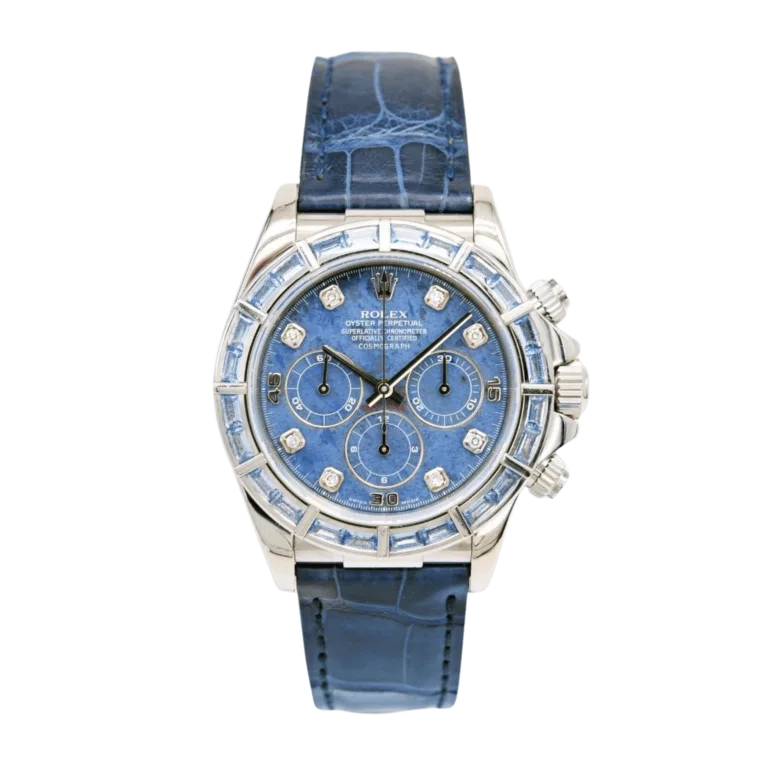 Rolex Daytona White Gold Sapphire Blue Sodalite Dial 116589SACI-0003 Mens 40mm