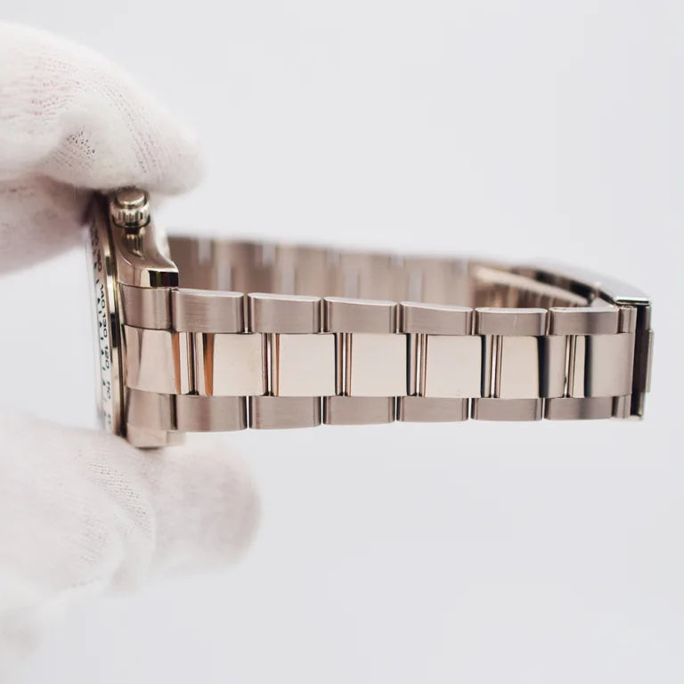 Rolex Daytona White Gold Pave Dial 116509 Pave Sapphire Mens 40mm