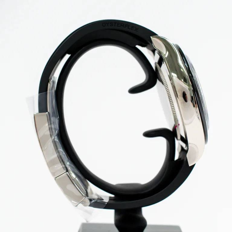 Rolex Daytona White Gold Oysterflex Silver Dial 116519LN-0024 Mens 40mm