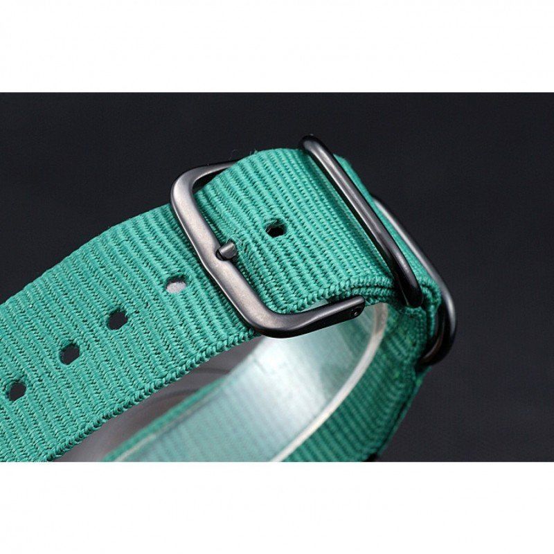 Rolex Stealth Submariner Green Nylon Strap 622009 Mens 40MM