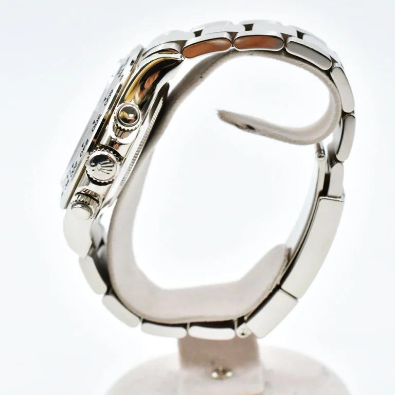 Rolex Daytona White Gold Pave Dial 116509 Pave Sapphire Mens 40mm