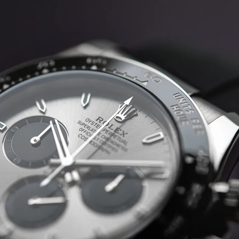 Rolex Daytona White Gold Oysterflex Silver Dial 126519LN-0006 Mens 40mm