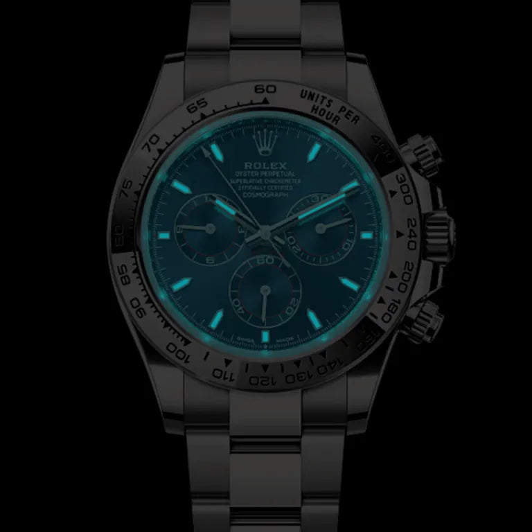 Rolex Daytona  White Gold Blue Dial 126509-0005 Mens 40mm