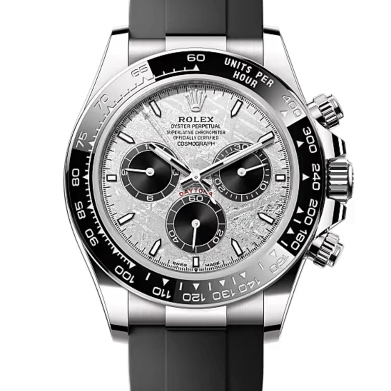 Rolex Daytona White Gold Oysterflex Meteorite Dial 126519LN-0007 Mens 40mm