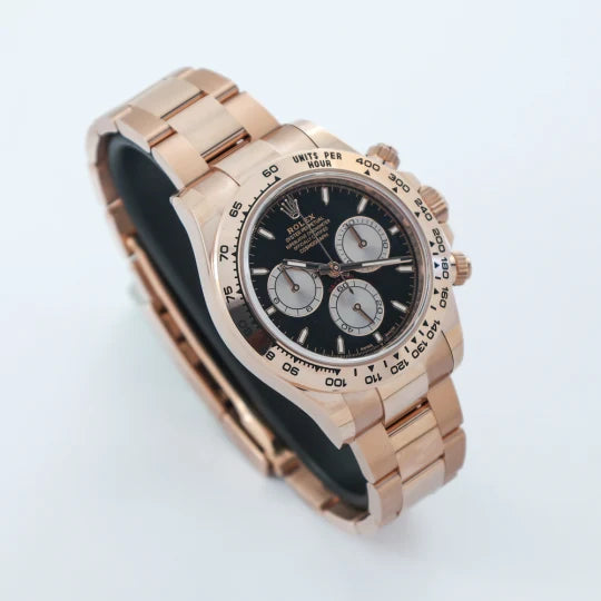 Rolex Daytona Rose Gold Black Dial 126505-0001 Mens 40mm