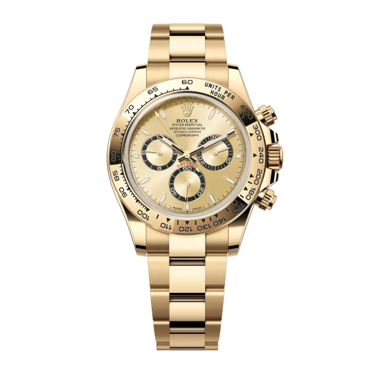 Rolex Daytona Yellow Gold Champagne Dial 126508-0005 Mens 40mm