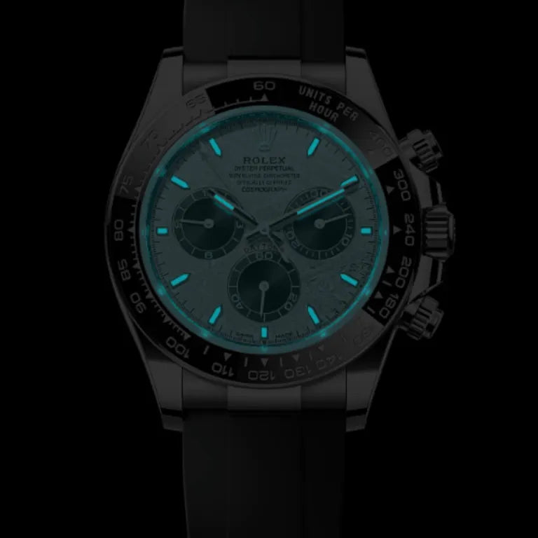 Rolex Daytona White Gold Oysterflex Meteorite Dial 126519LN-0007 Mens 40mm