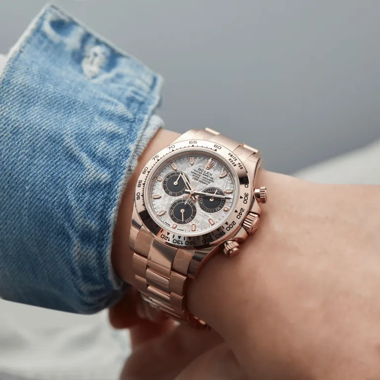Rolex Daytona Rose Gold Meteorite Dial 116505-0014 Mens 40mm
