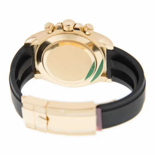 Rolex Daytona Yellow Gold Oysterflex Champagne Dial 116518LN-0048 Mens 40mm