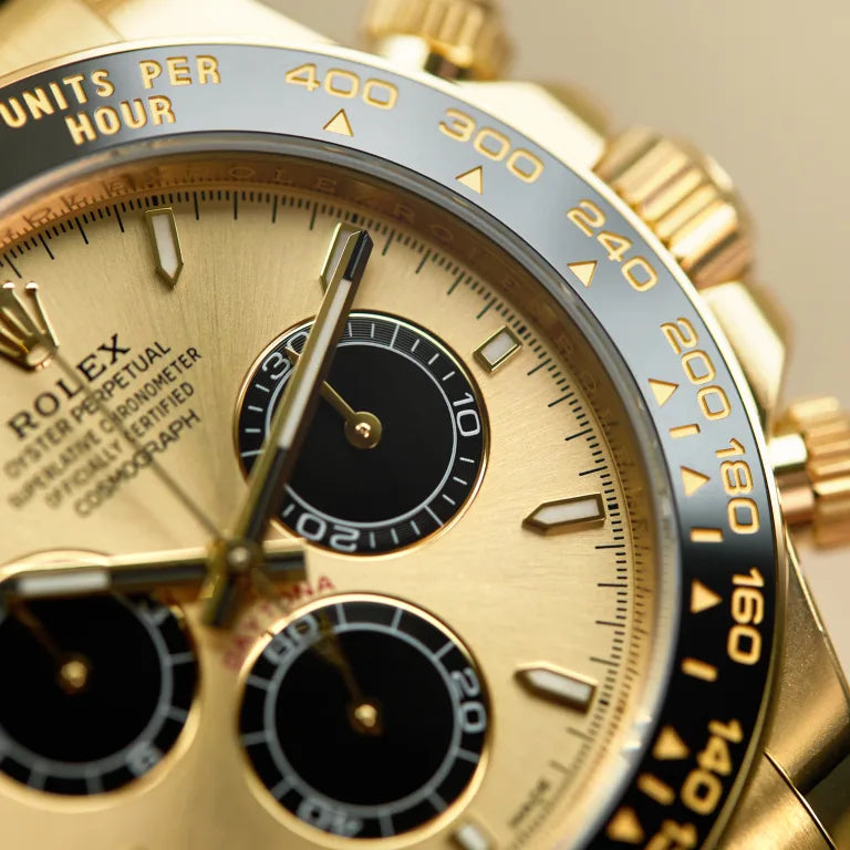 Rolex Daytona Yellow Gold Oysterflex Champagne Dial 126518LN-0012 40mm