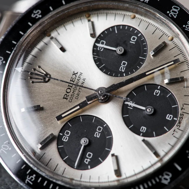 Rolex Daytona  "Big Red" Steel White Dial 6265 W 37mm