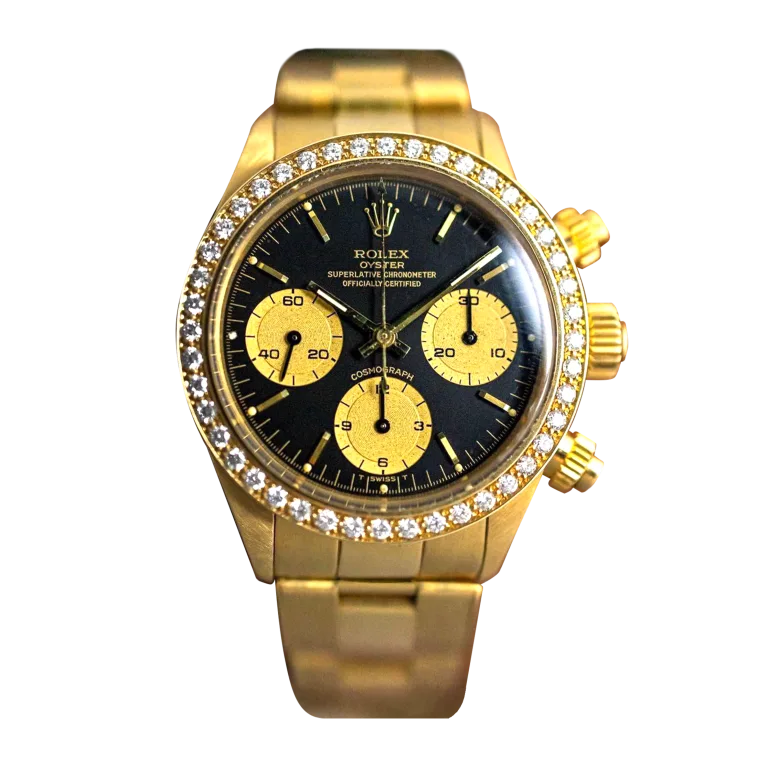 Rolex Daytona 6269 Yellow Gold Diamond Black Dial