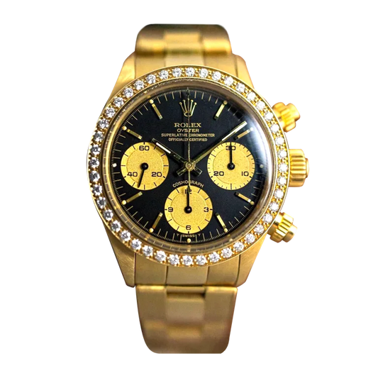 Rolex Daytona 6269 Yellow Gold Diamond Black Dial