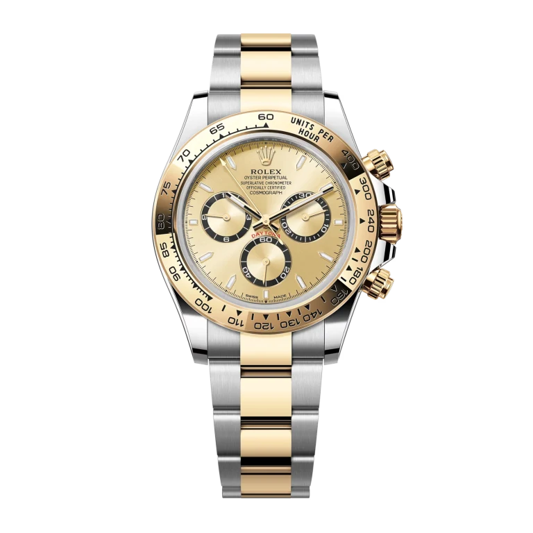 Rolex Daytona Yellow Gold & Steel Champagne Dial 126503-0004 Mens 40mm