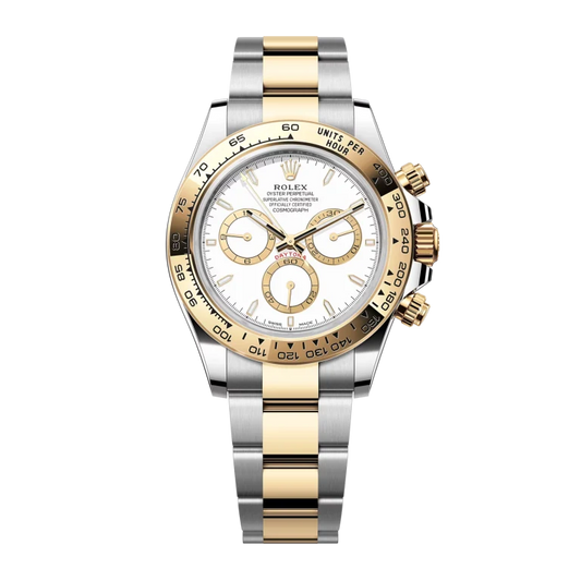 Rolex Daytona Yellow Gold & Steel White Dial 126503-0001 Mens 40mm