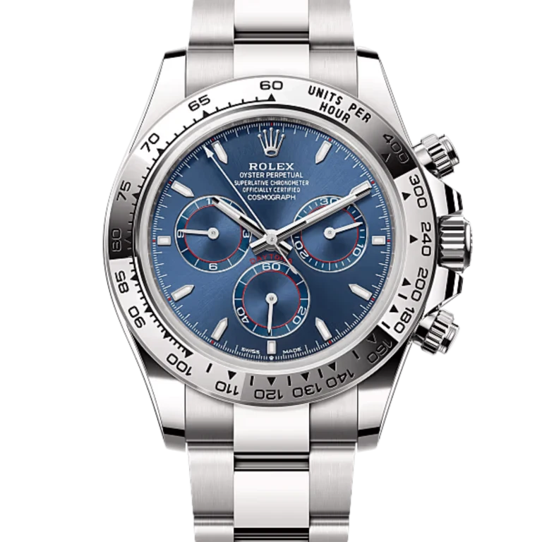 Rolex Daytona  White Gold Blue Dial 126509-0005 Mens 40mm