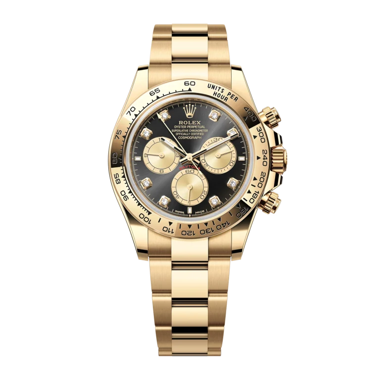 Rolex Daytona Yellow Gold Black Dial 126508-0003 Mens 40mm