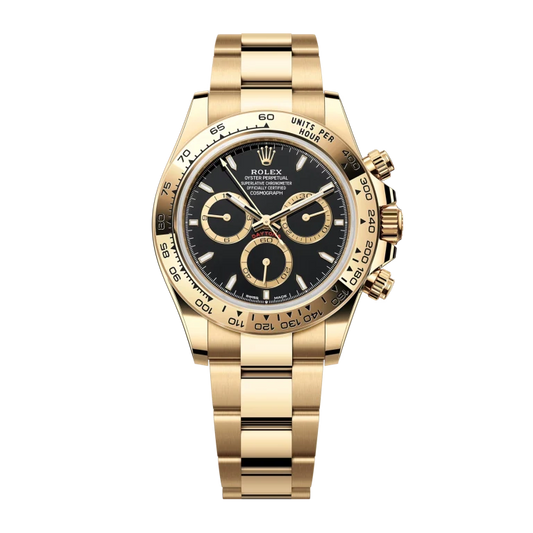 Rolex Daytona Yellow Gold Black Dial 126508-0004 Mens 40mm