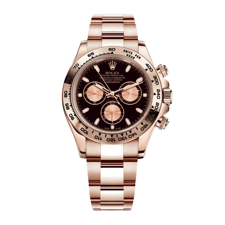 Rolex Daytona Rose Gold Black Dial 116505-0002 Mens 40mm