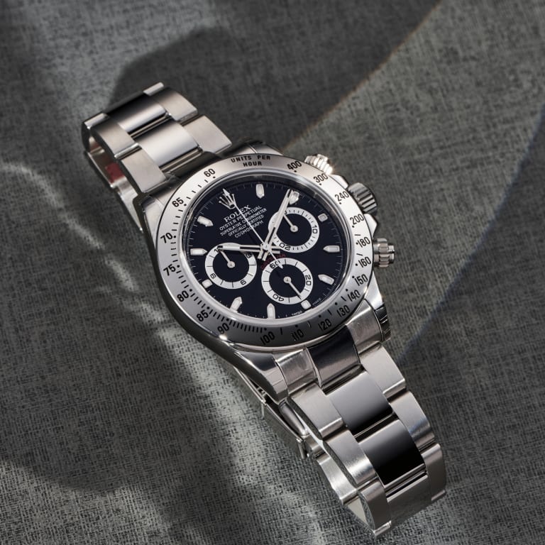 Rolex Daytona Steel Black Dial 116520-0015 Men 40MM