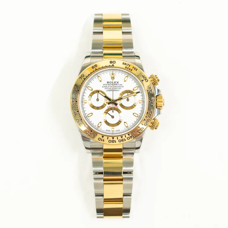 Rolex Daytona Yellow Gold White Dial 116503-0001 Mens  40mm