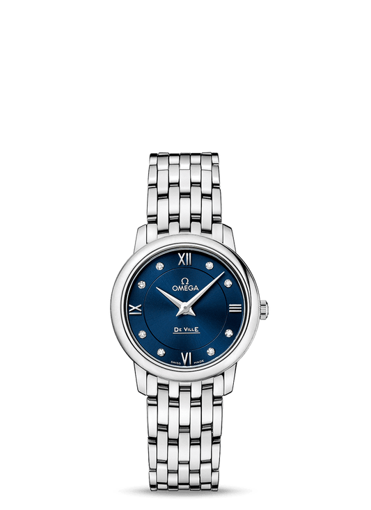 De Ville Steel Diamanten Watch 424.10.27.60.53.001